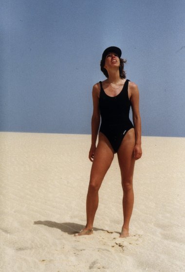 nathalie am strand